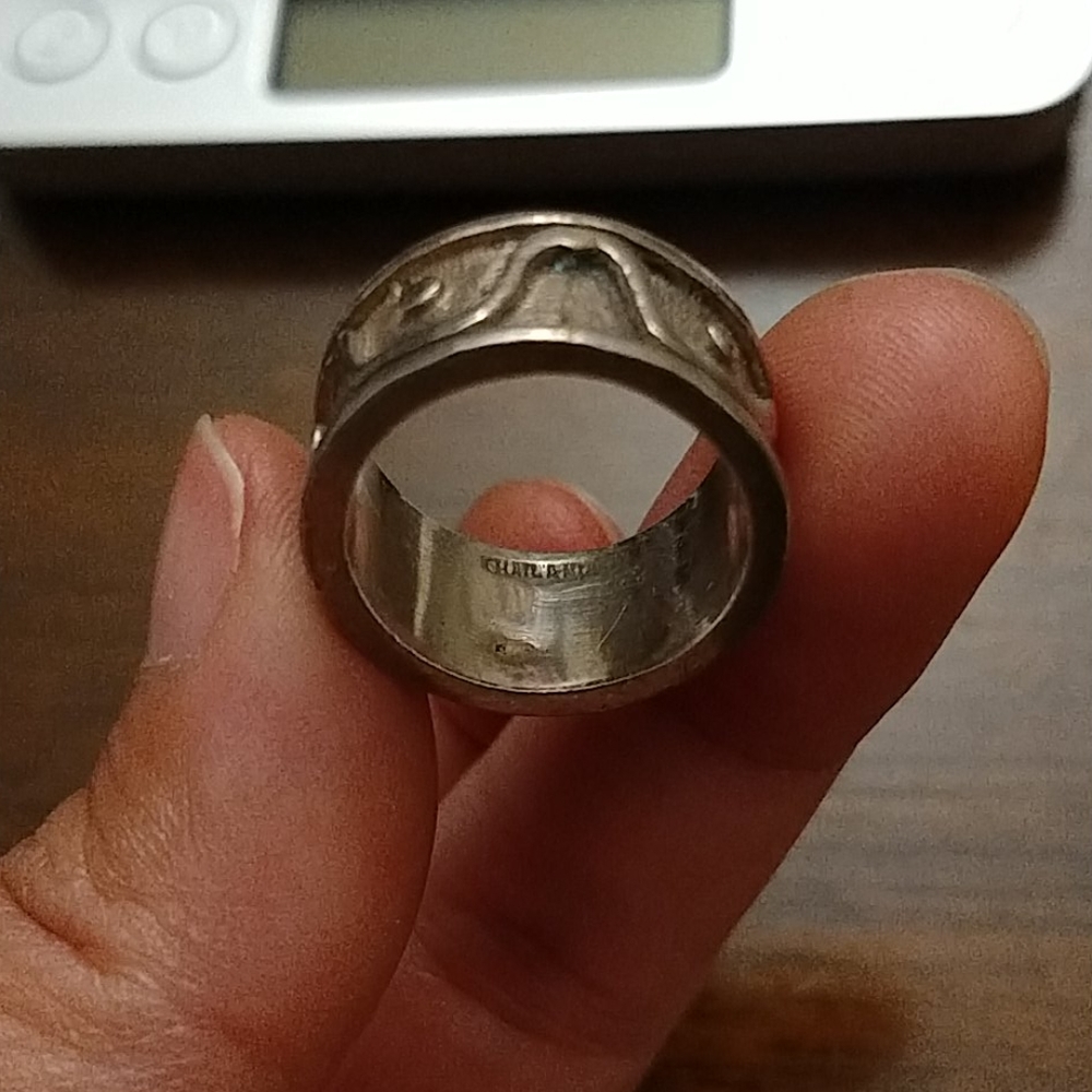 Vintage 925 Solid Silver Ring - image 2